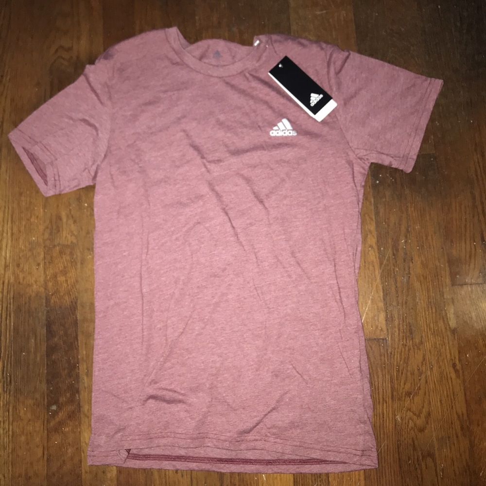 maroon adidas shirt